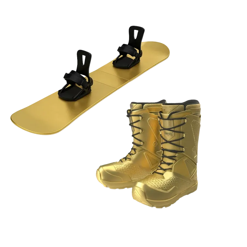 Alquiler de Snowboard Gama Oro - Equipo completo