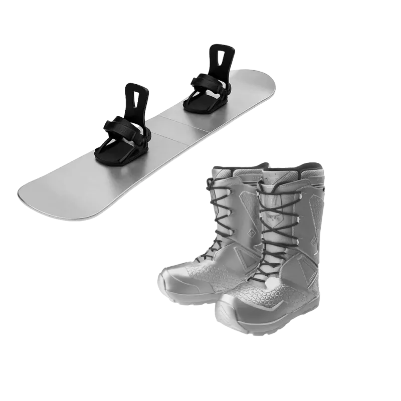 Alquiler de Snowboard Gama Plata - Equipo completo